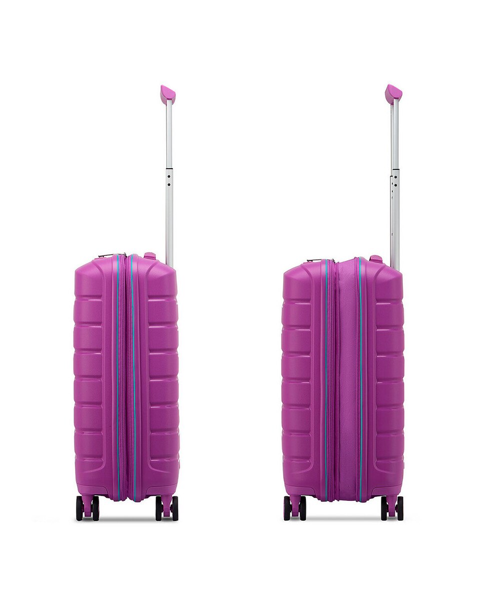 Maleta de Cabina Expandible B-FLYING rígida con capacidad 40/47L dimensiones 55x40x20/25cm - Roncato - Morado Morado-8