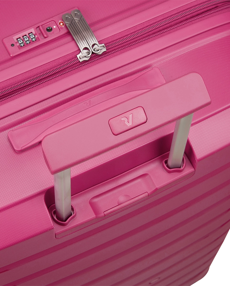 Trolley Grande B-Flying Rígido Expansível com Capacidade até 129 L Fúcsia-7