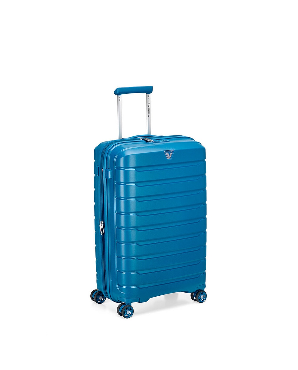 Trolley Médio B-Flying Rígido Expansível com Capacidade até 87 L Azul-11