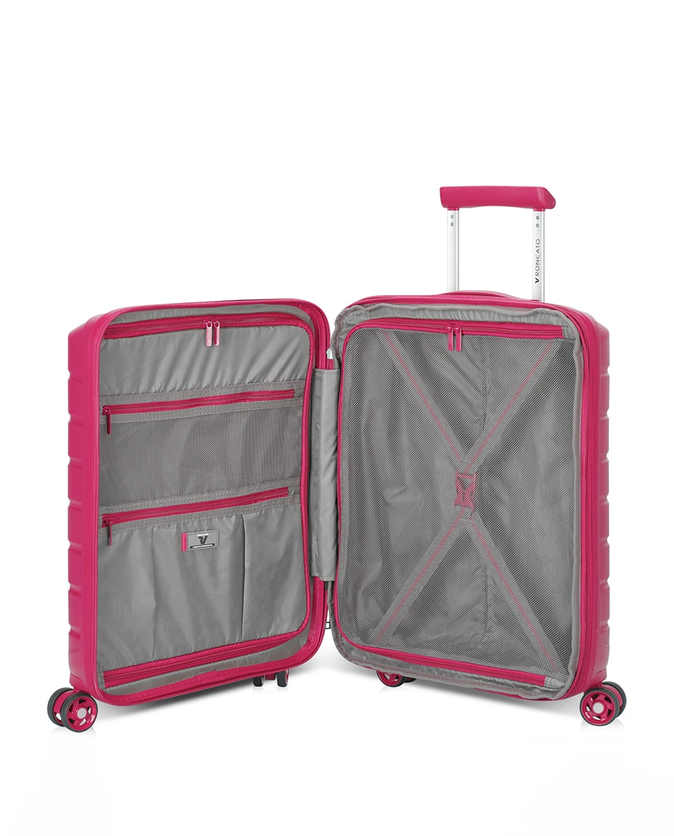 Trolley de Cabine B-Flying Rígido Expansível com Capacidade até 48 L - 55x40x20/25 cm Fúcsia-3