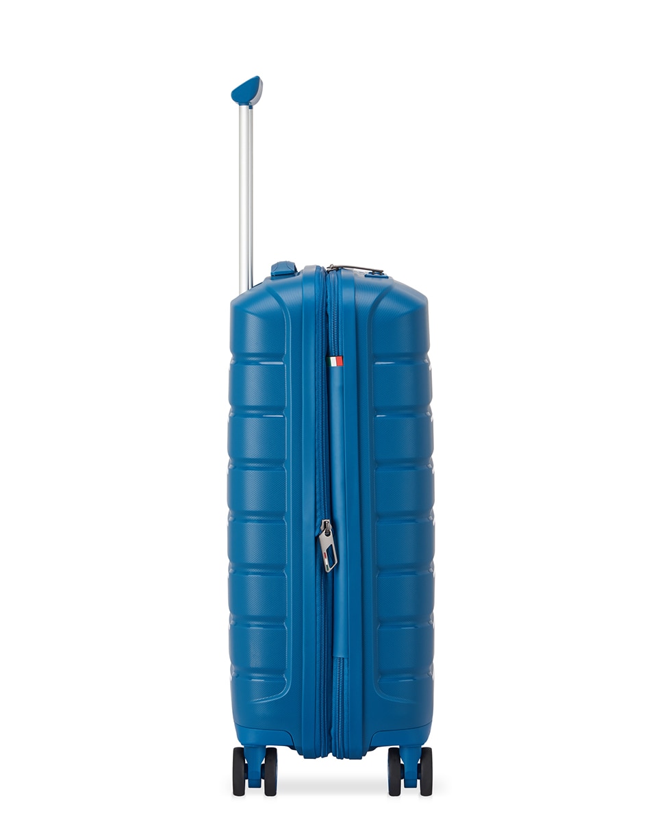 Trolley de Cabine B-Flying Rígido Expansível com Capacidade até 48 L - 55x40x20/25 cm Azul-índigo-4