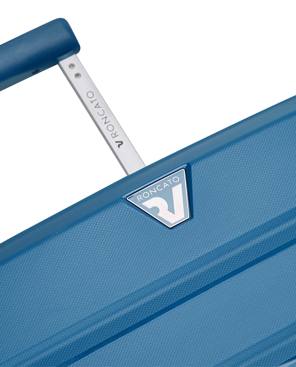 Trolley de Cabine B-Flying Rígido Expansível com Capacidade até 48 L - 55x40x20/25 cm Azul-índigo-9