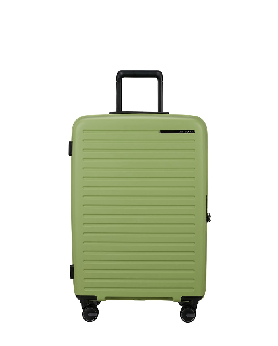 Maleta mediana rígida con capacidad hasta 79 L Verde-1