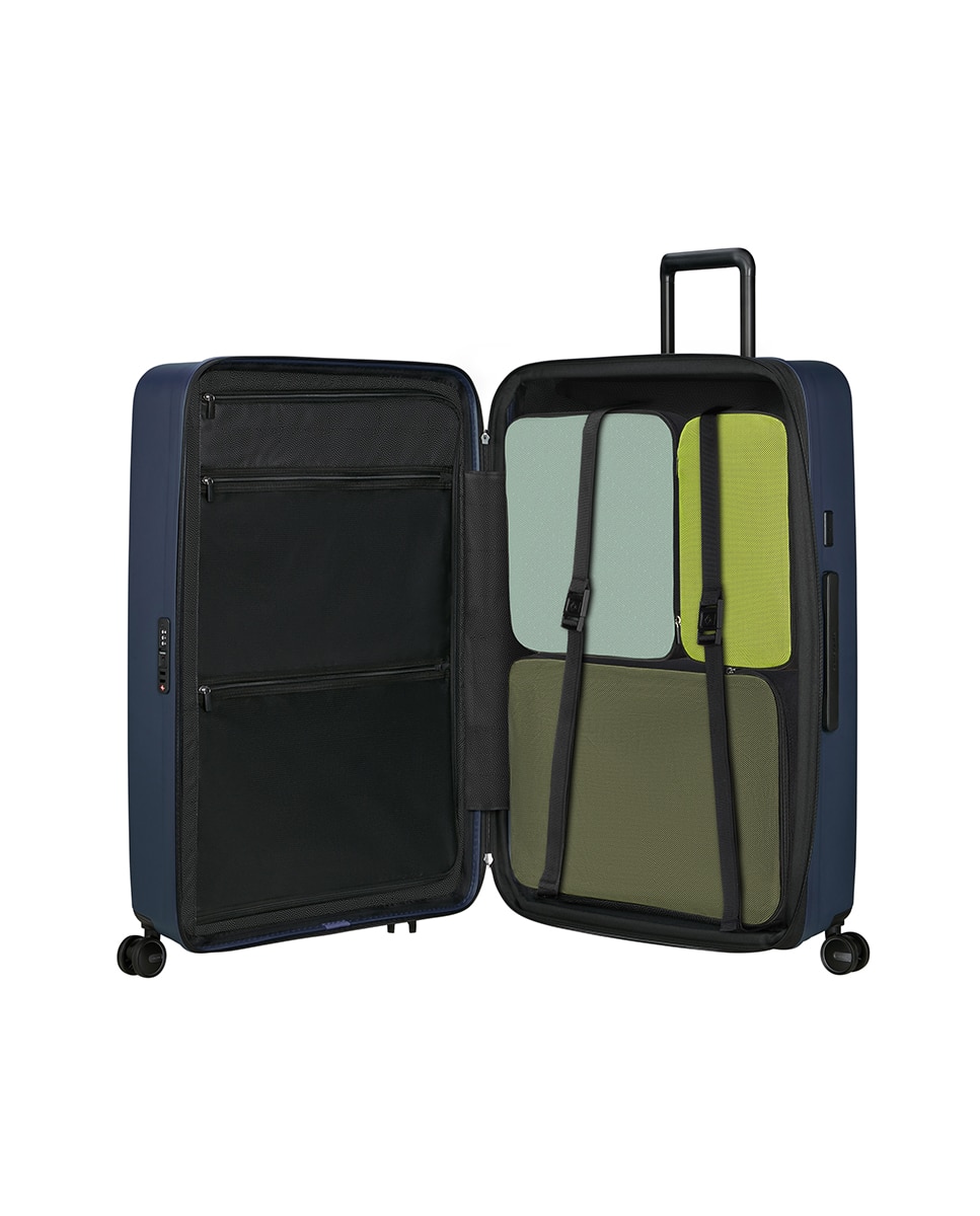 Trolley Grande Rígido com Capacidade até 138 L Azul-6