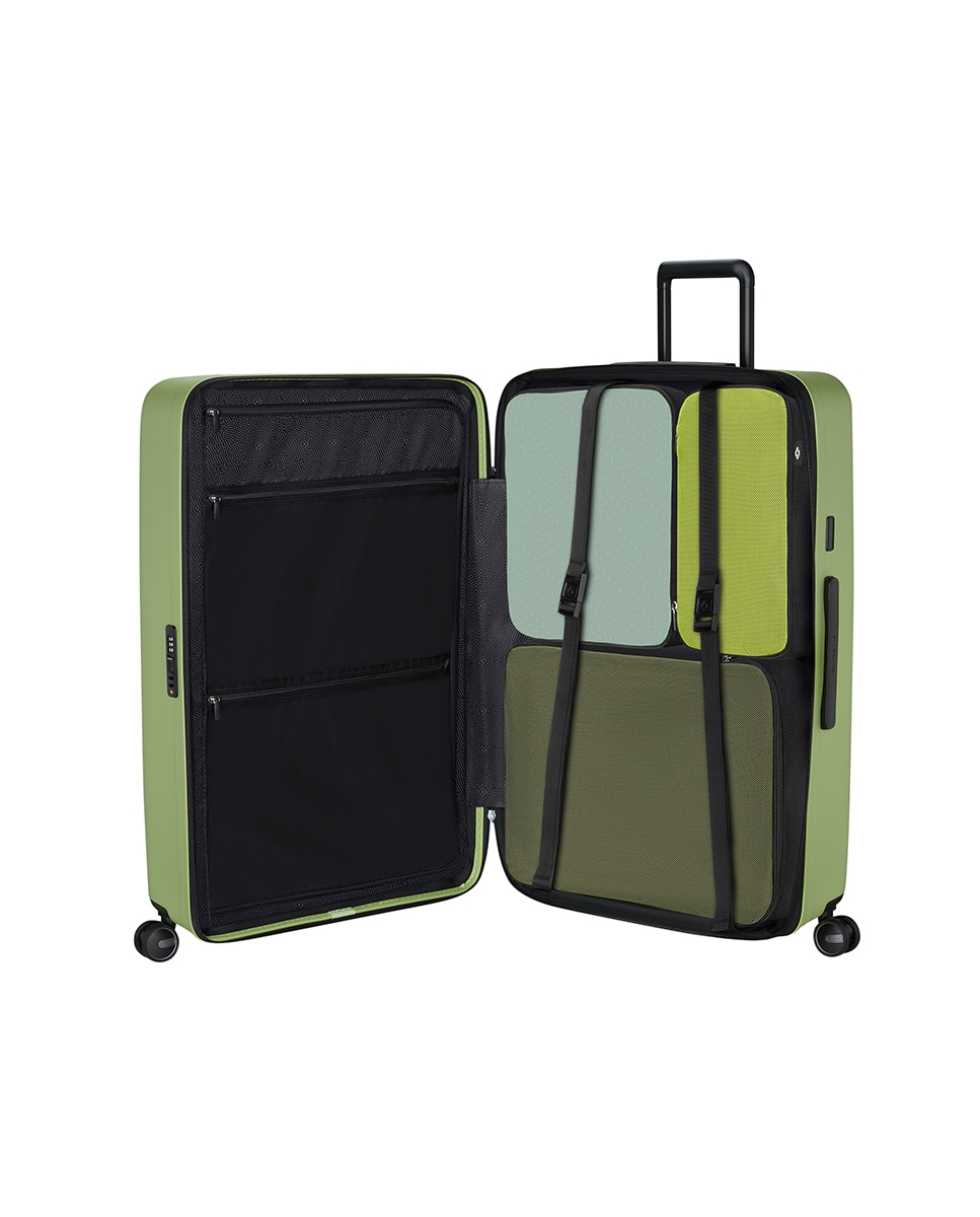 Trolley Grande Rígido com Capacidade até 138 L Verde-6