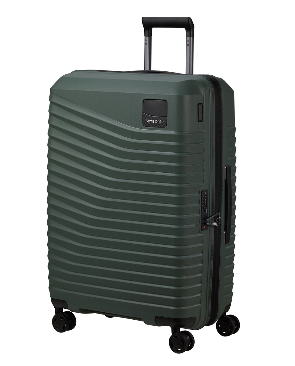 Trolley Médio Rígido com Capacidade até 87 L Verde-8