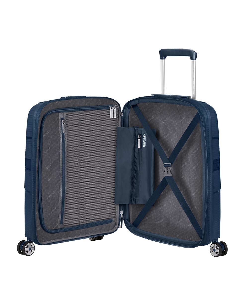 Trolley de Cabine Expansível Starvibe Rígido com Capacidade até 41 L Azul-3