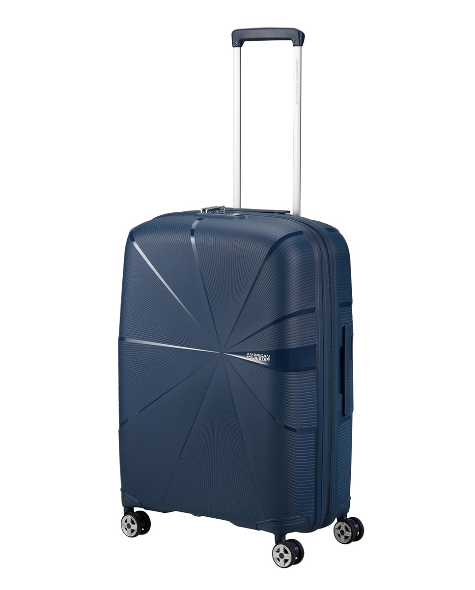 Trolley Médio Expansível Starvibe Rígido com Capacidade até 77 L Azul-8