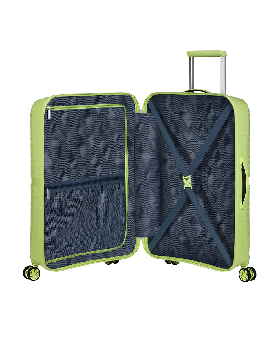 Trolley Médio Airconic Spinner 67/26 Tsa Rígido com Capacidade de 67 L Verde-3