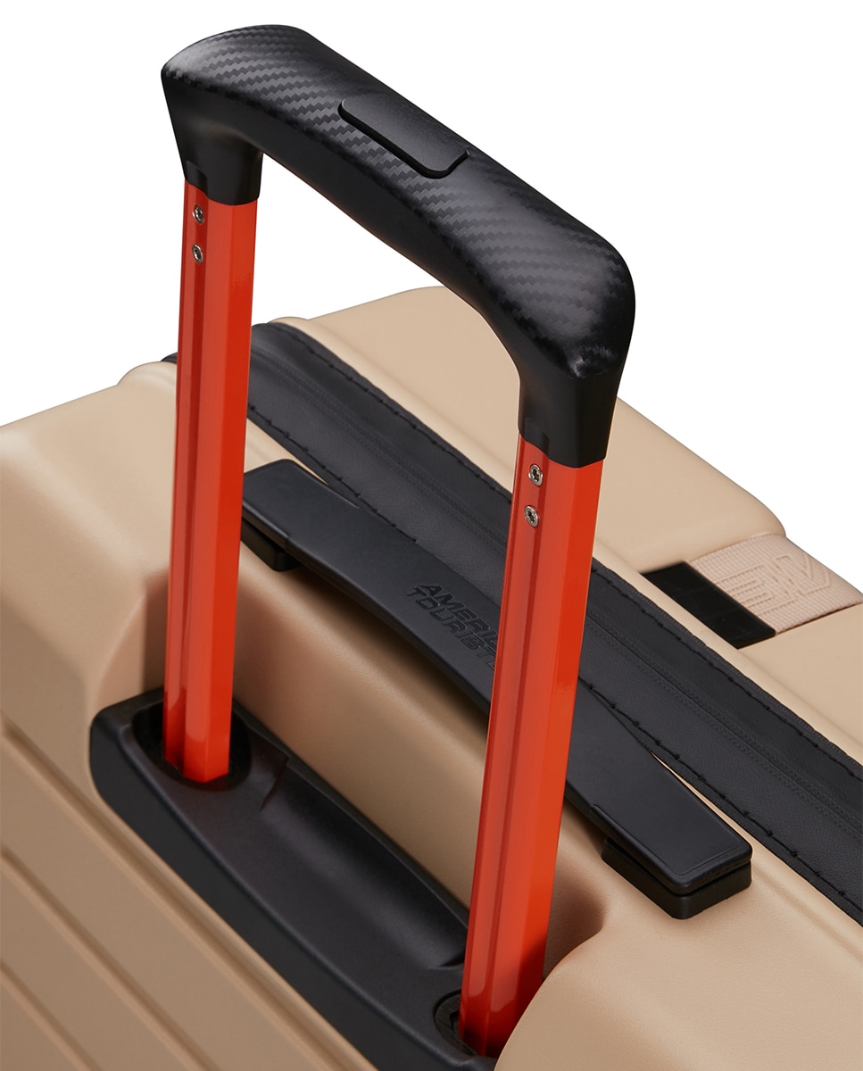 Trolley Pequeno Trailon Spinner 55/20 Tsa Rígido com Capacidade de 36 L Natural-8