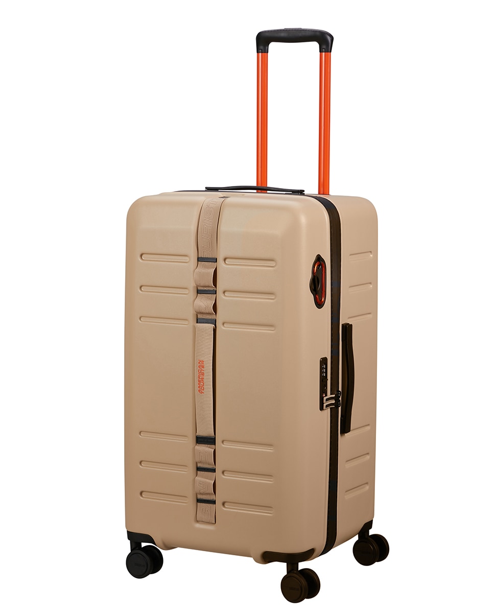 Trolley Médio Trunk 73/38 TSA Rígido com Capacidade de 90 L Natural-8