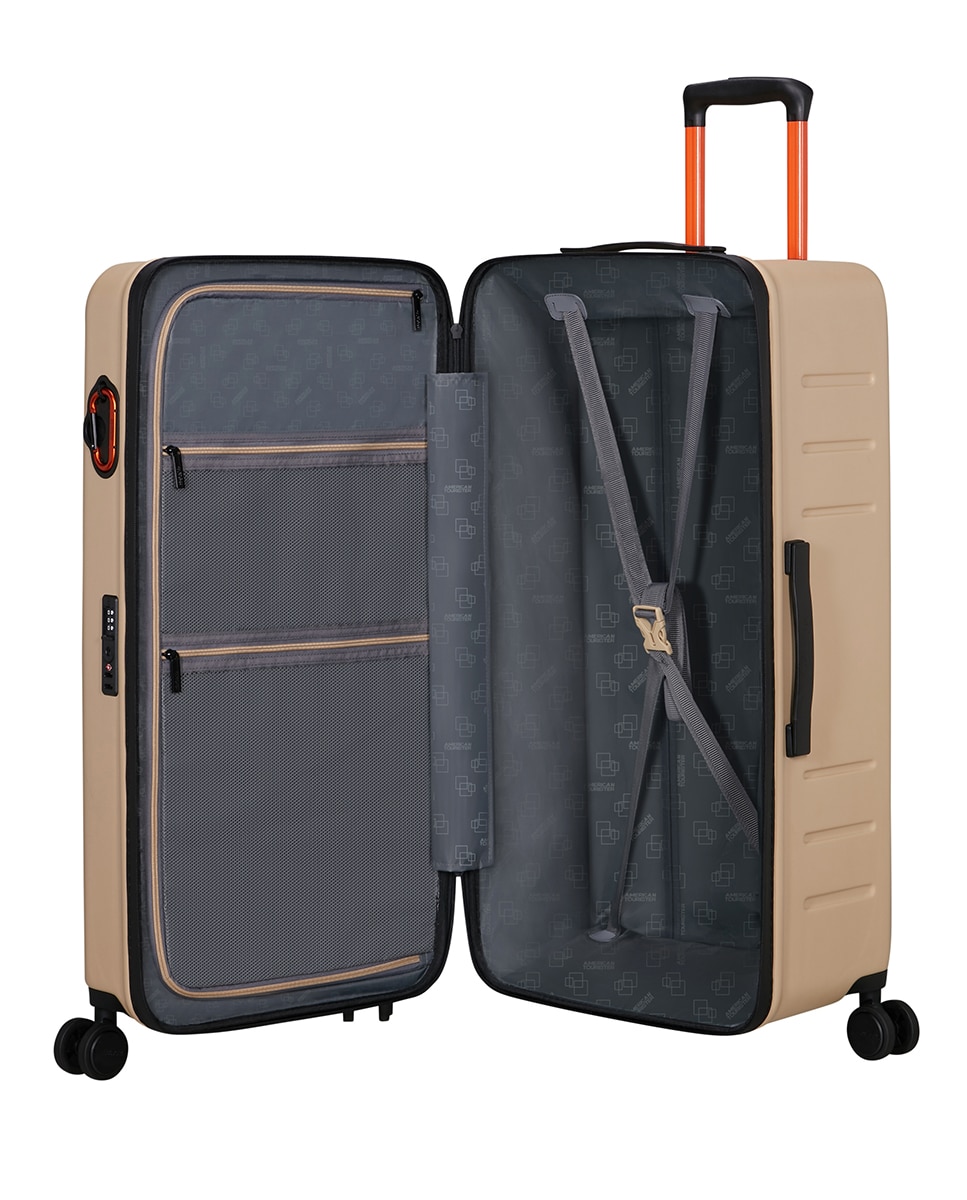 Trolley Grande Trunk 80/38 TSA Rígido com Capacidade de 100 L Natural-3