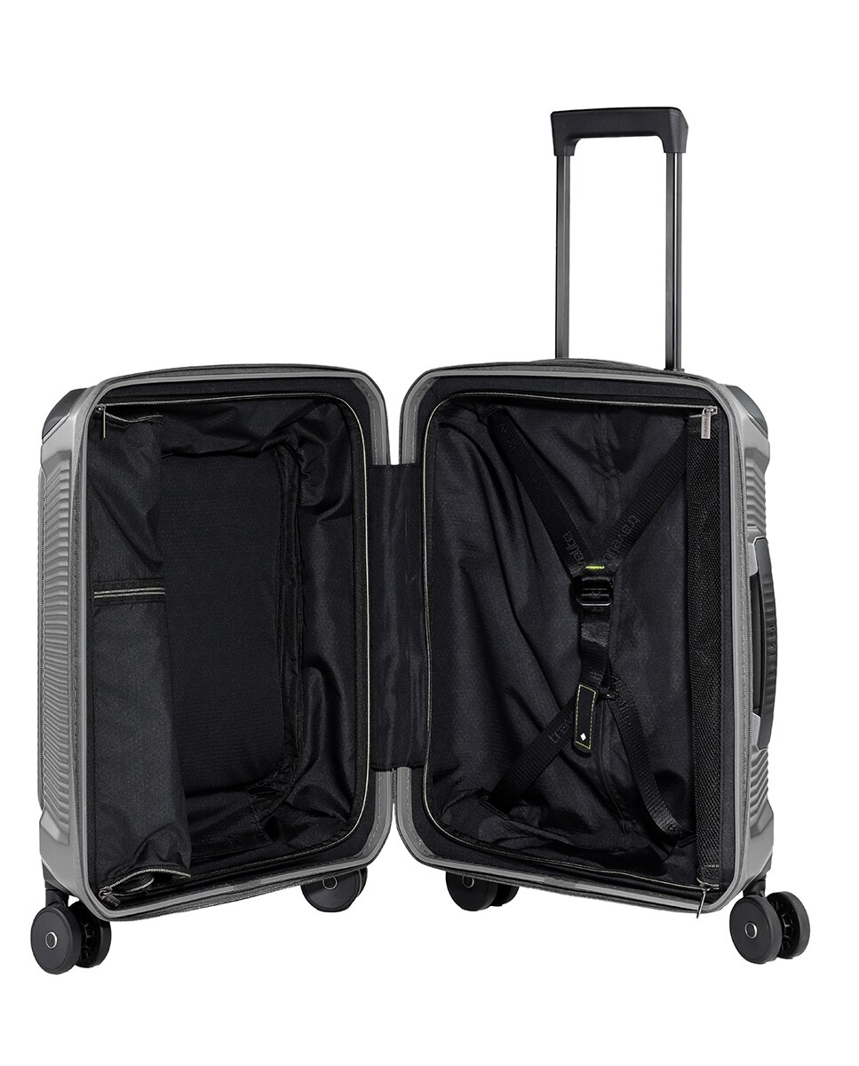 Maleta cabina fp policarbonato 40L - Travelite - Verde Plata-2
