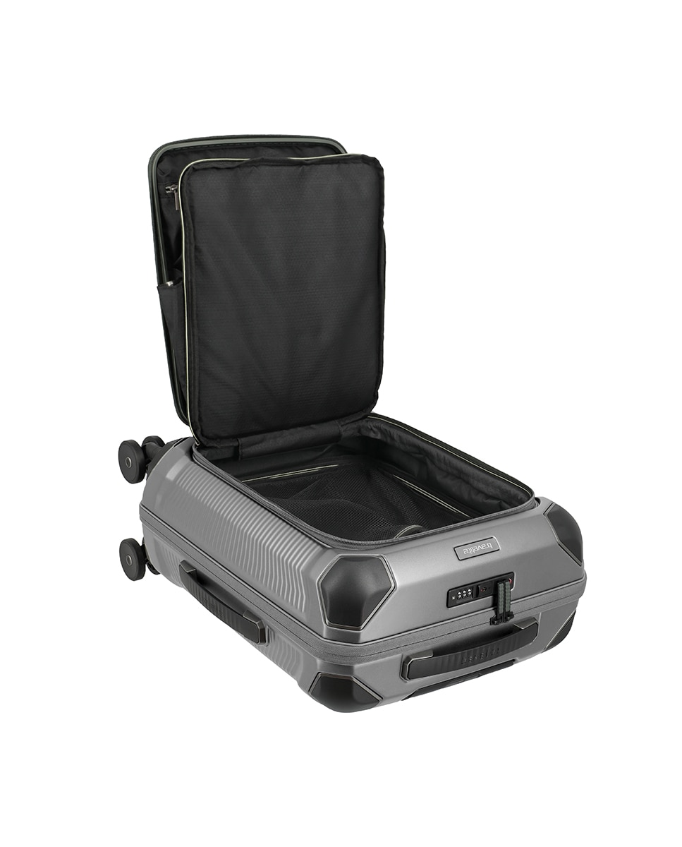 Maleta cabina fp policarbonato 40L - Travelite - Verde Plata-11