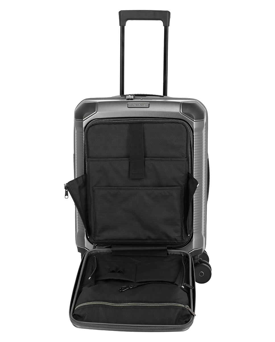 Maleta cabina fp policarbonato 40L - Travelite - Verde Plata-12