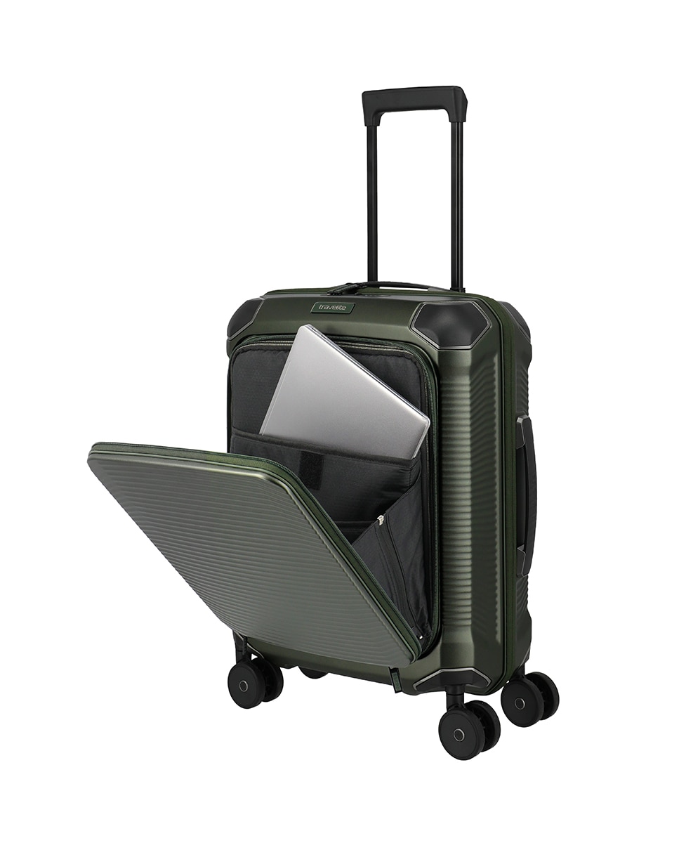 Mala de Cabine FP em Policarbonato - 40 L Verde-5