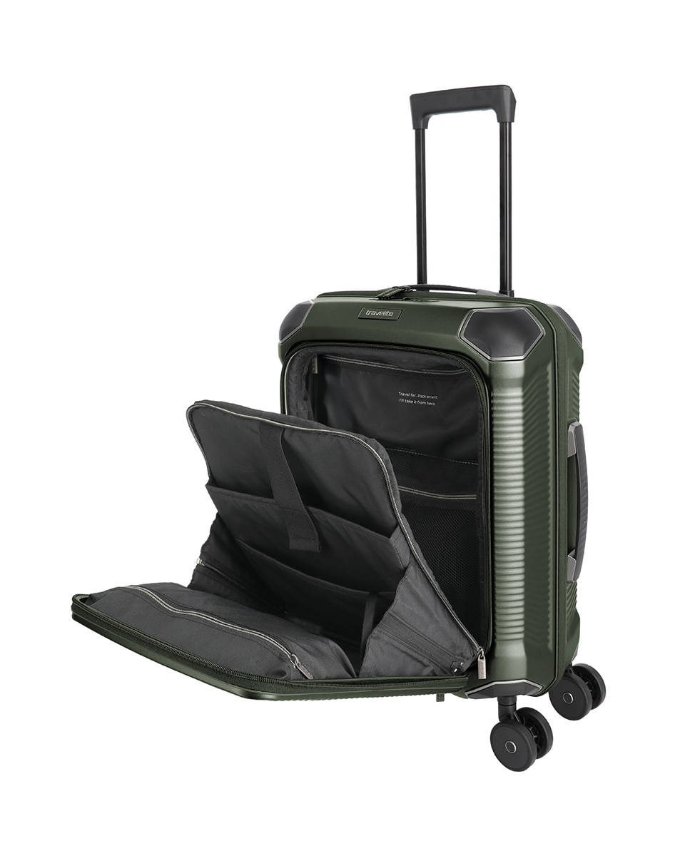 Mala de Cabine FP em Policarbonato - 40 L Verde-10