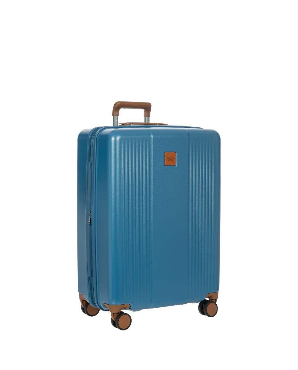Trolley Médio Rígido Expansível - 67 cm Azul-2