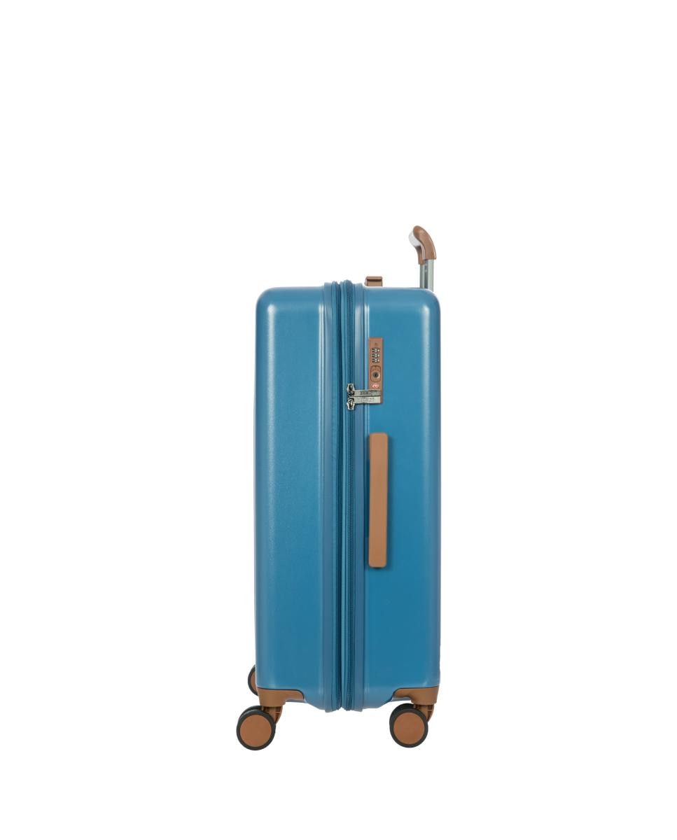 Trolley Médio Rígido Expansível - 67 cm Azul-3