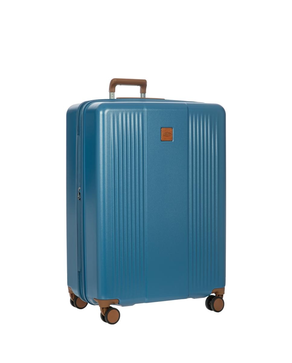 Trolley Grande Rígido Expansível - 77 cm Azul-2
