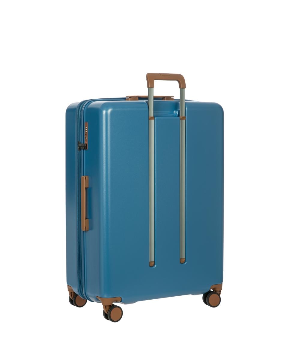 Trolley Grande Rígido Expansível - 77 cm Azul-3