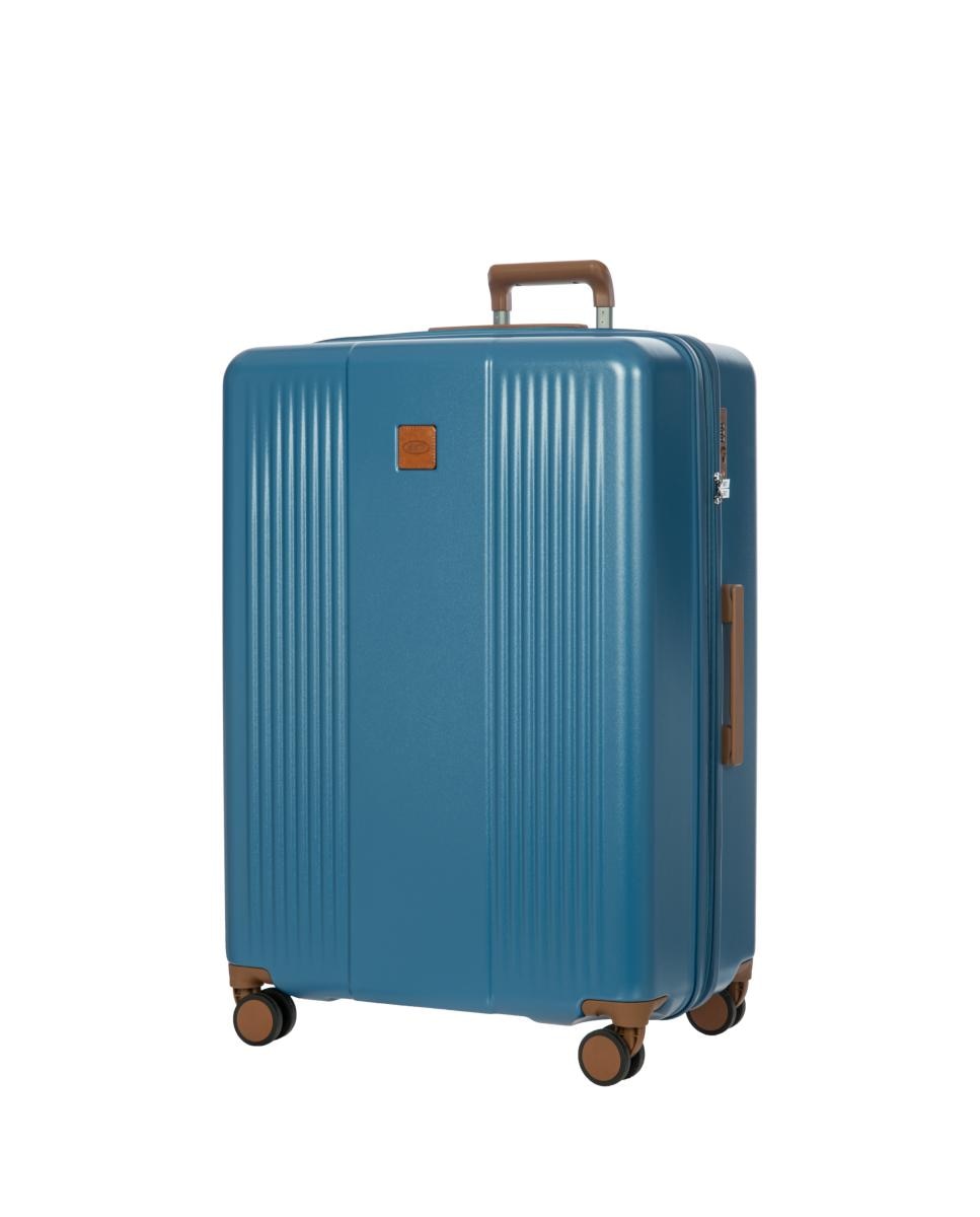 Trolley Grande Rígido Expansível - 77 cm Azul-7