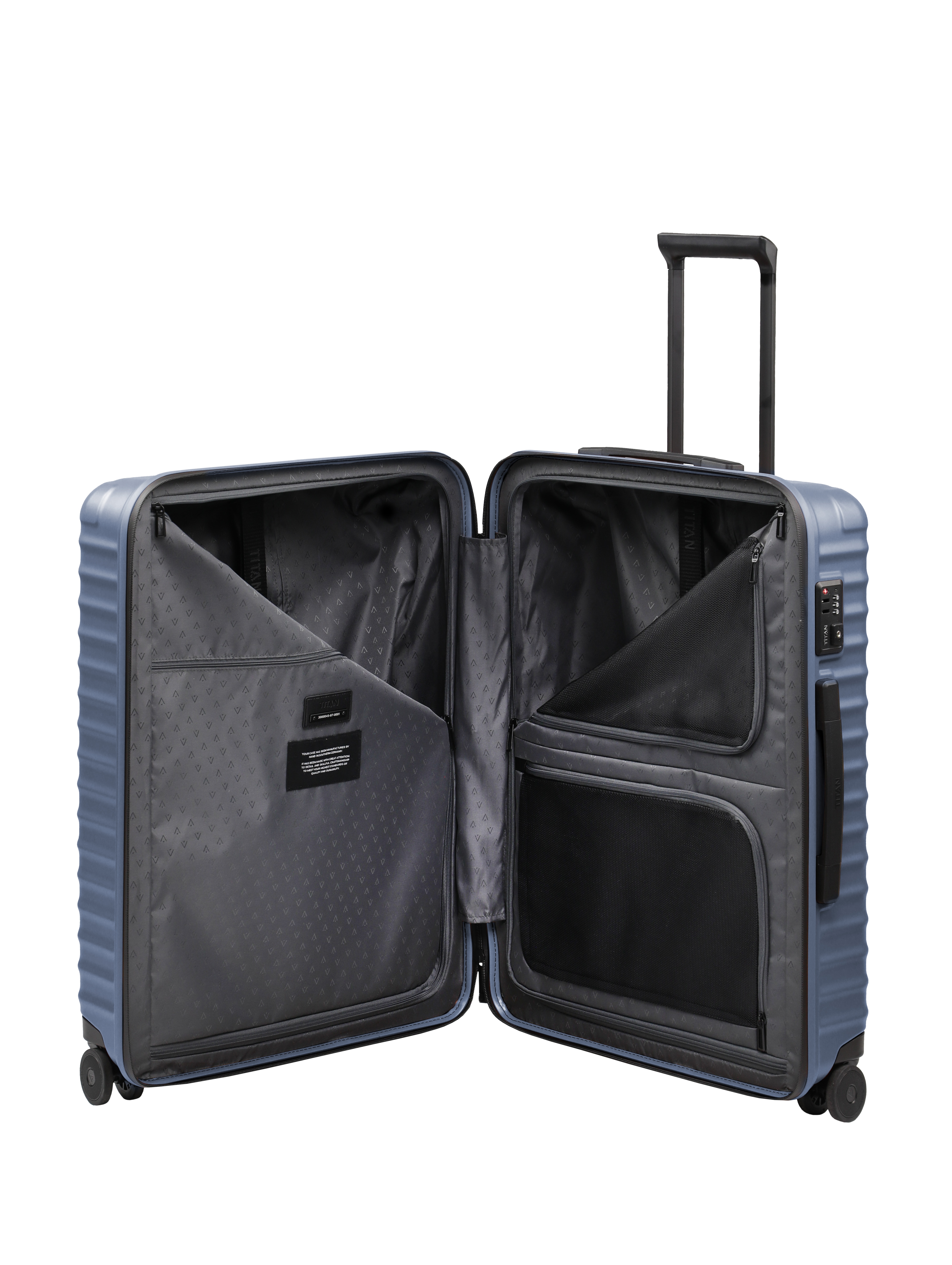 Trolley rigido mediano policarbonato - Titan - Azul Azul-5