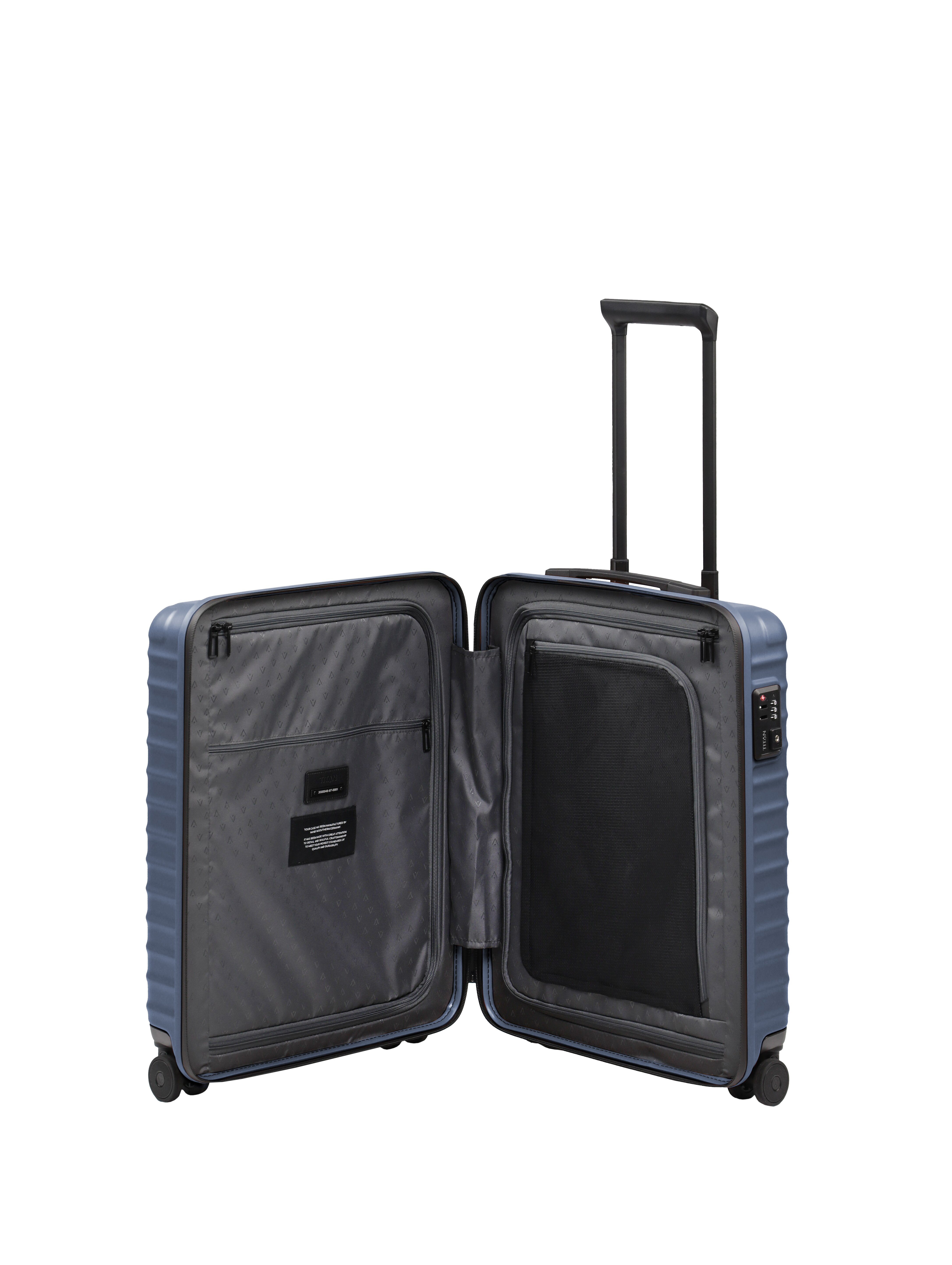 Trolley rigido cabina policarbonato - Titan - Azul Azul-4