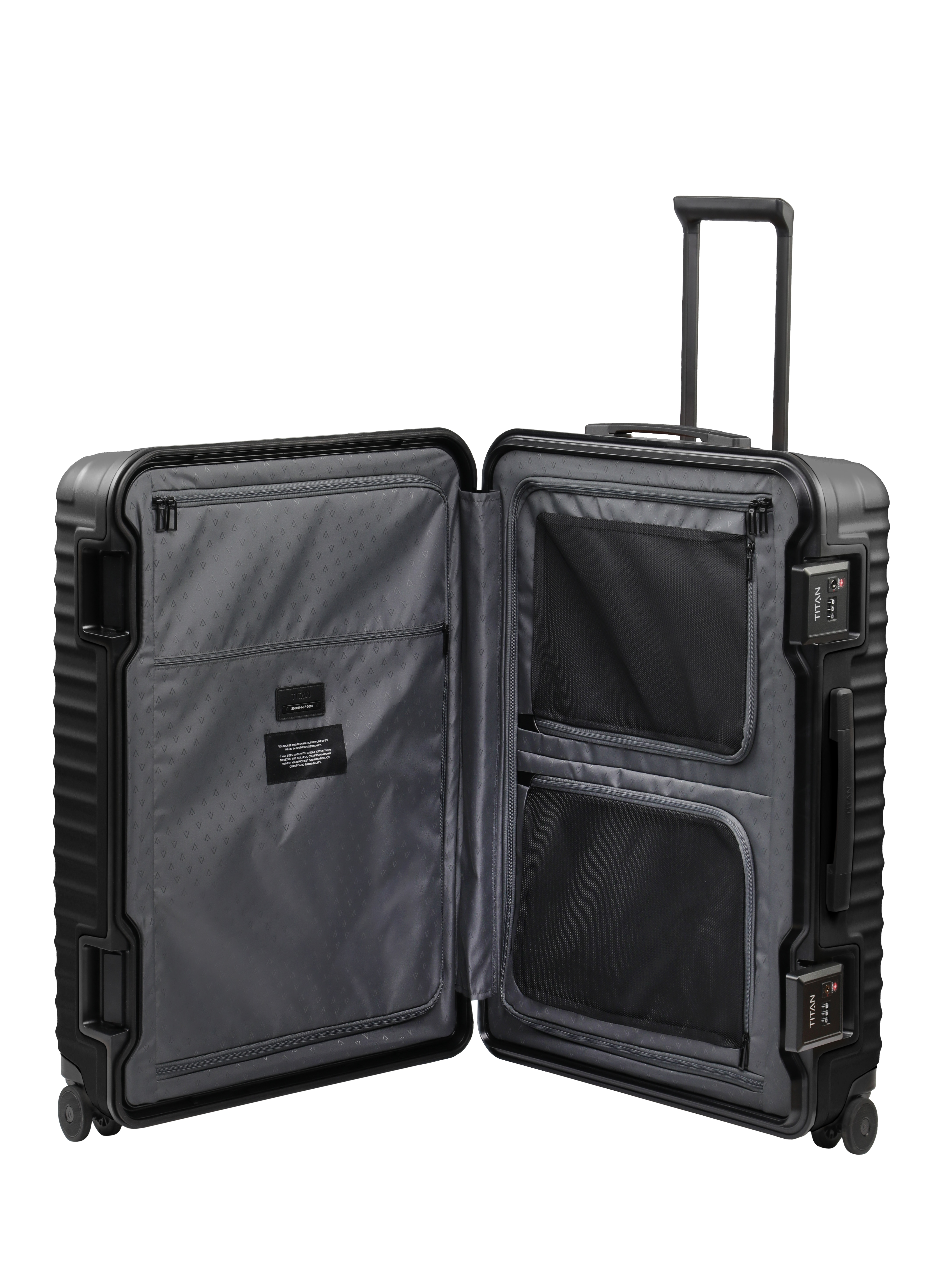 Trolley rigido grande policarbonato - Titan - Negro Negro-4