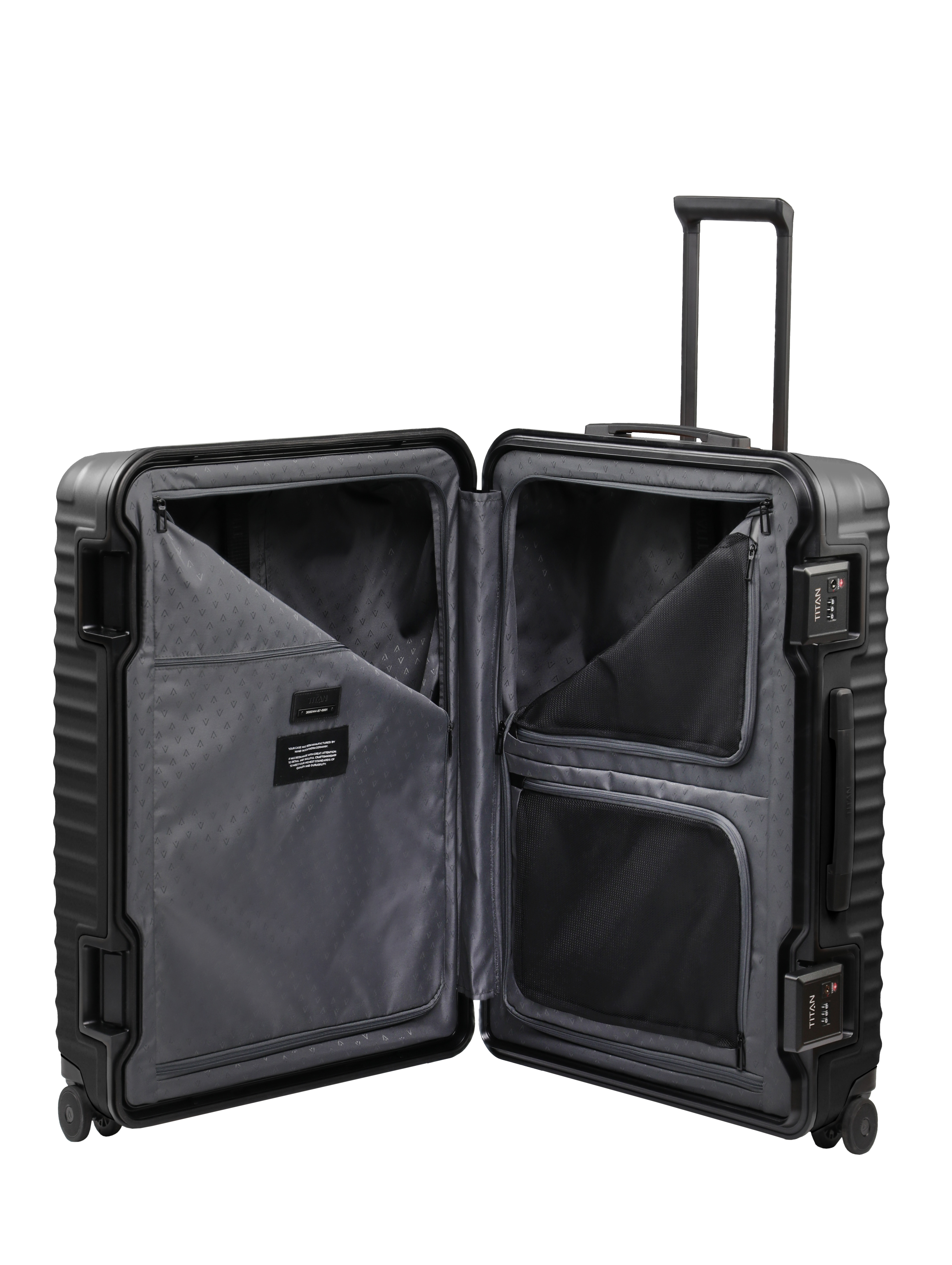 Trolley rigido grande policarbonato - Titan - Negro Negro-5