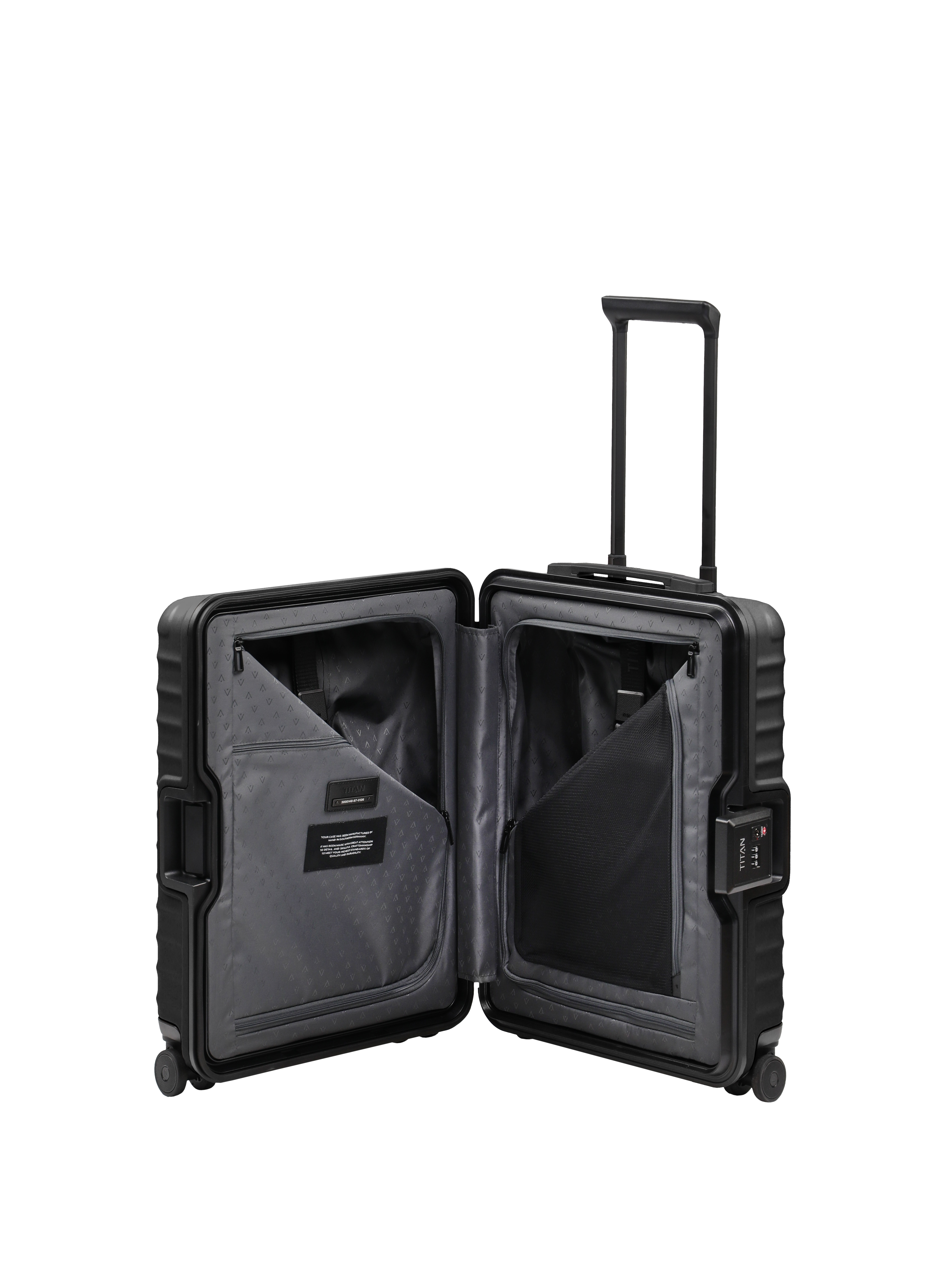 Trolley de Cabine Rígido de Policarbonato Preto-4