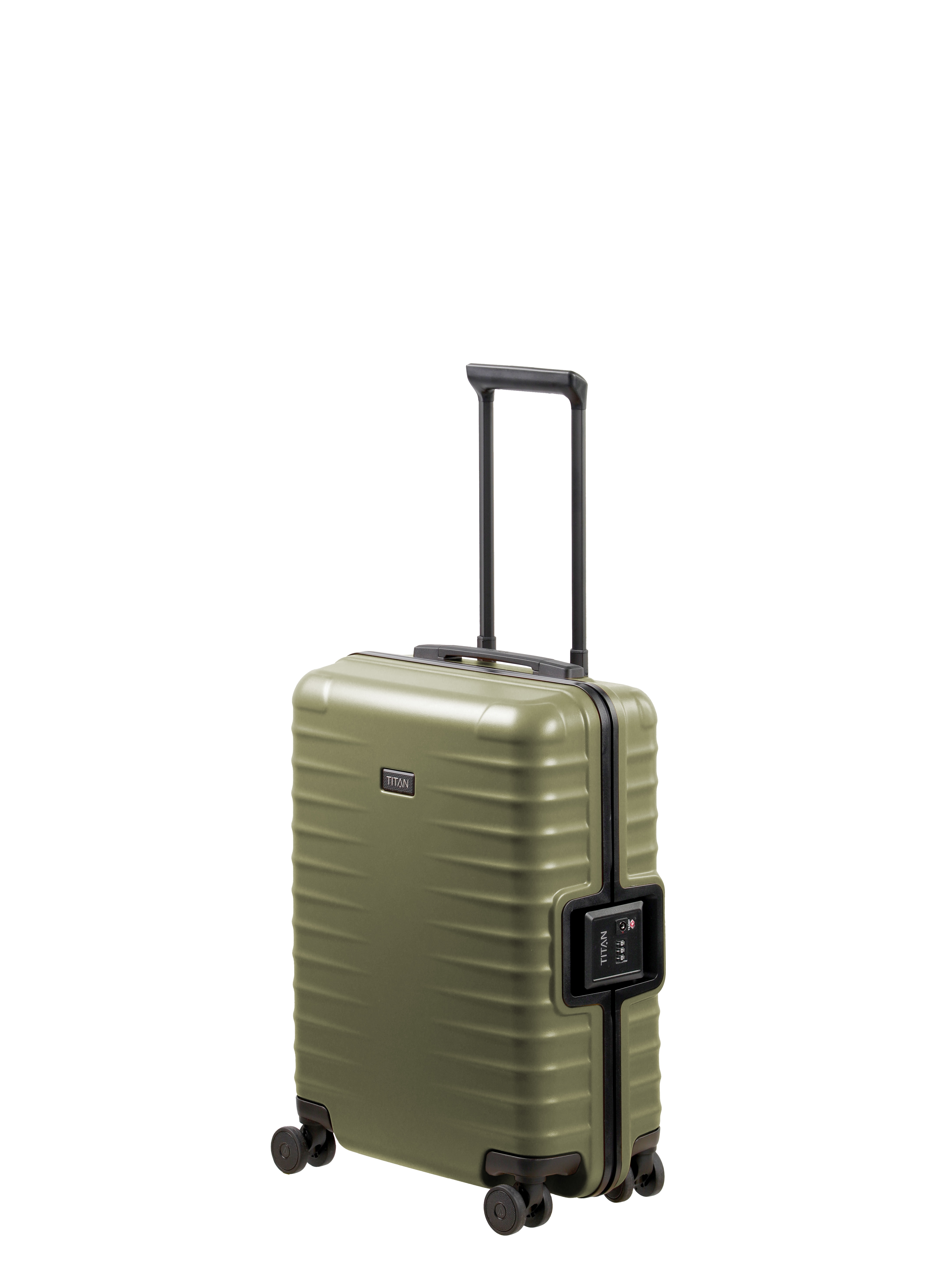 Trolley de Cabine Rígido de Policarbonato Verde-2