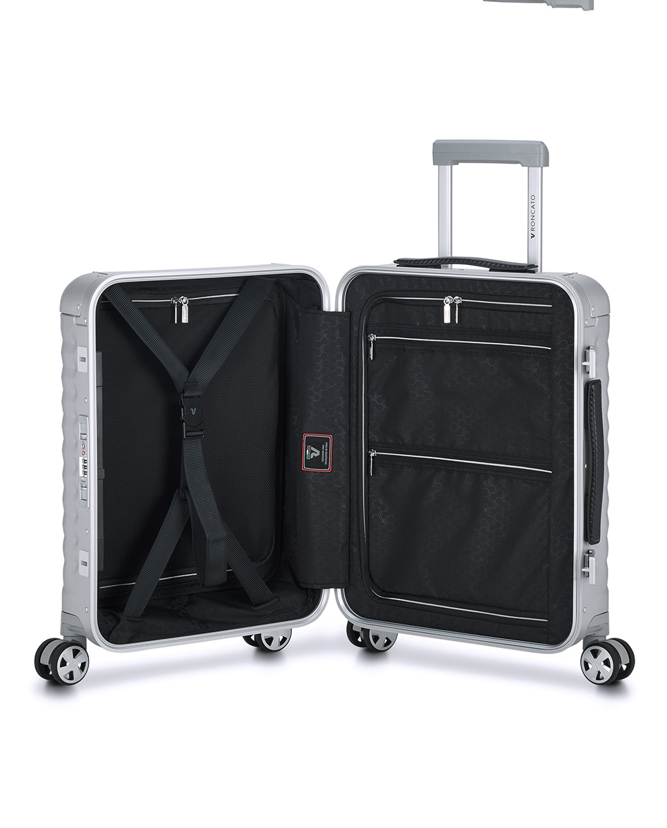 Trolley de Cabine de Alumínio - 40 L Prata-3