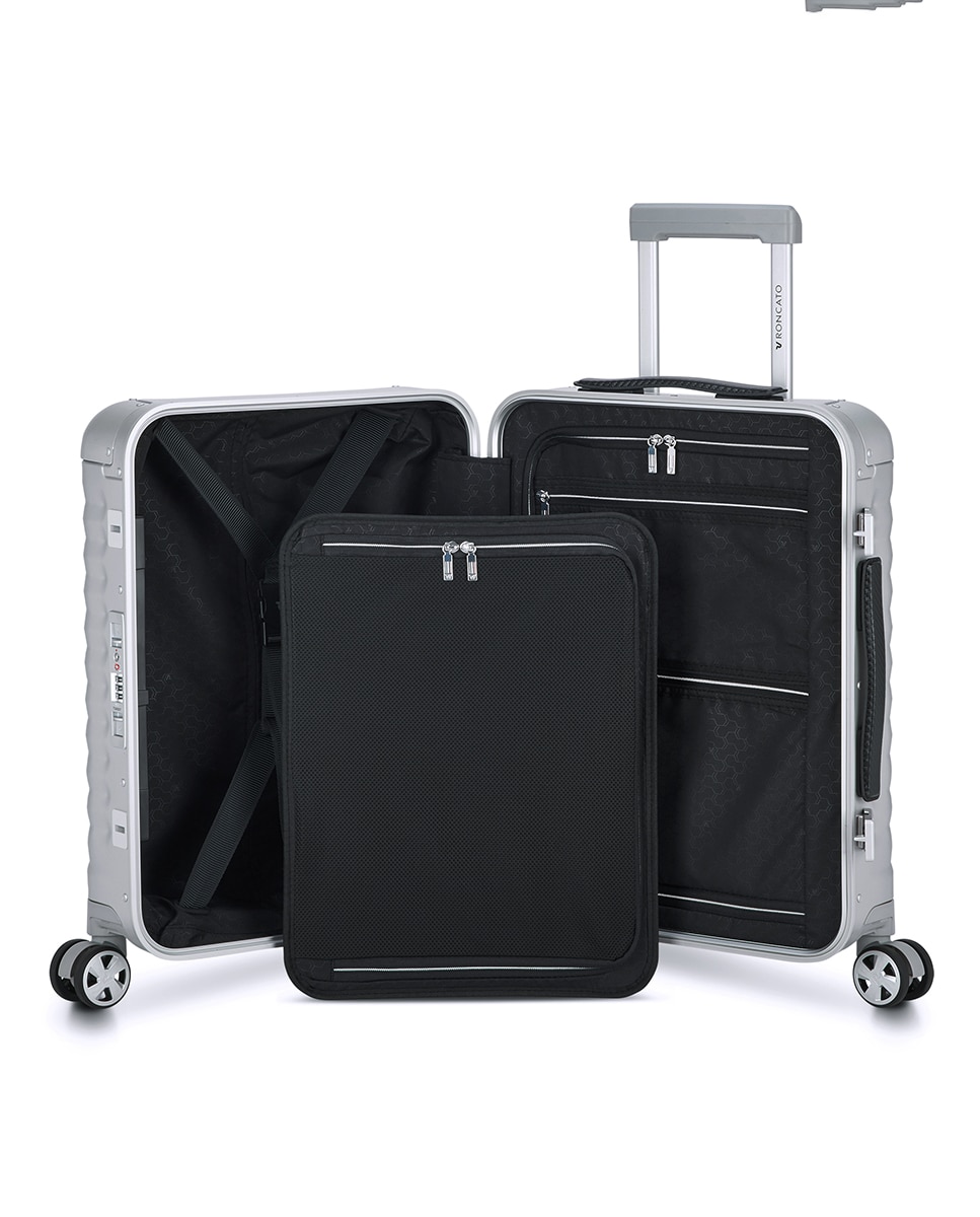 Trolley de Cabine de Alumínio - 40 L Prata-4
