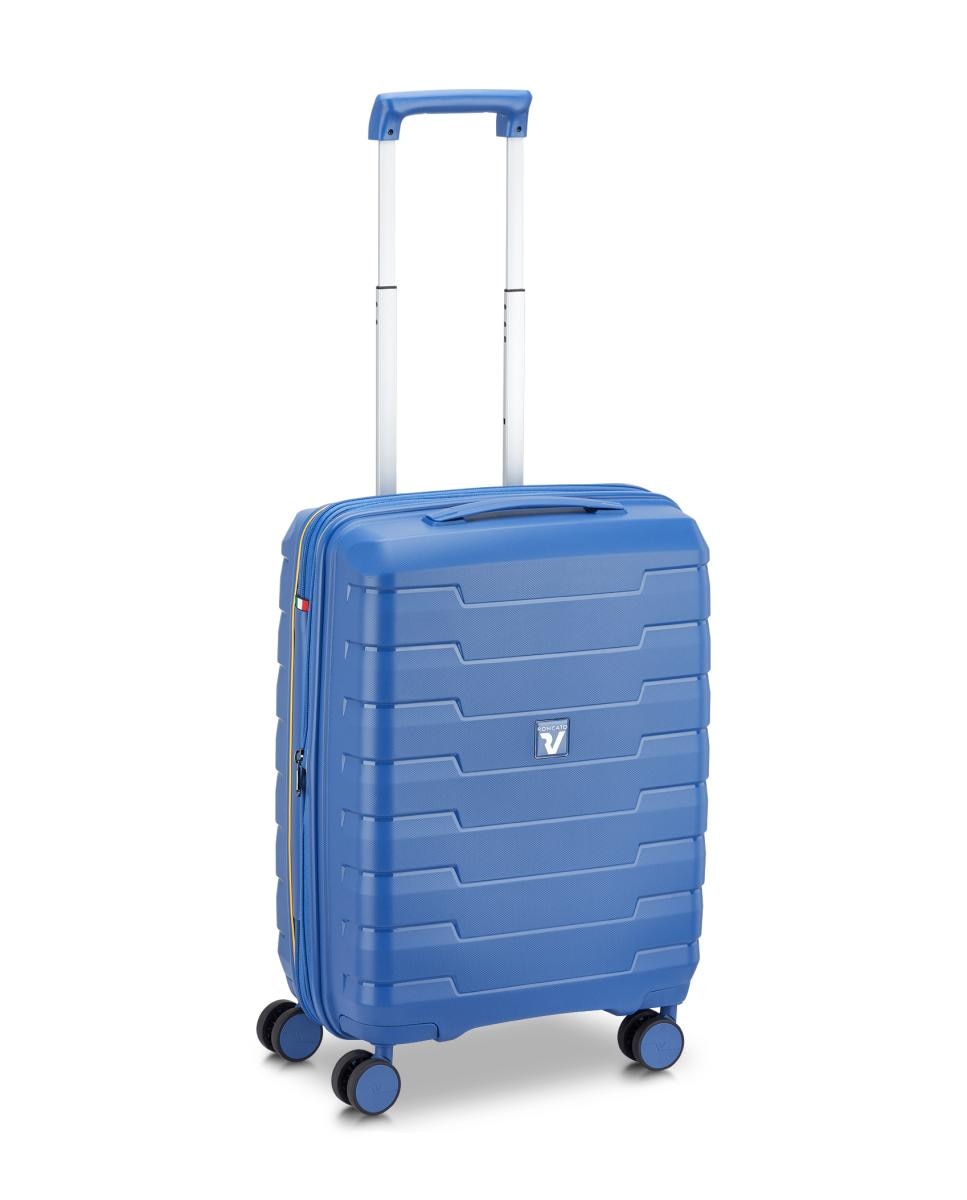 Mala De Cabine Expansível Skyline 2.0 Rígida Com Capacidade 40/50 L - 55x40x20/25 cm Azul-2