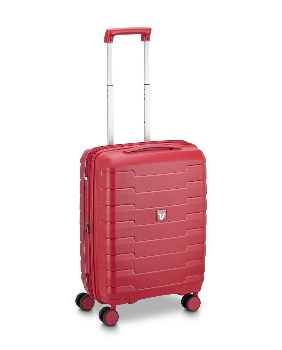 Mala De Cabine Expansível Skyline 2.0 Rígida Com Capacidade 40/50 L - 55x40x20/25 cm Vermelho-2