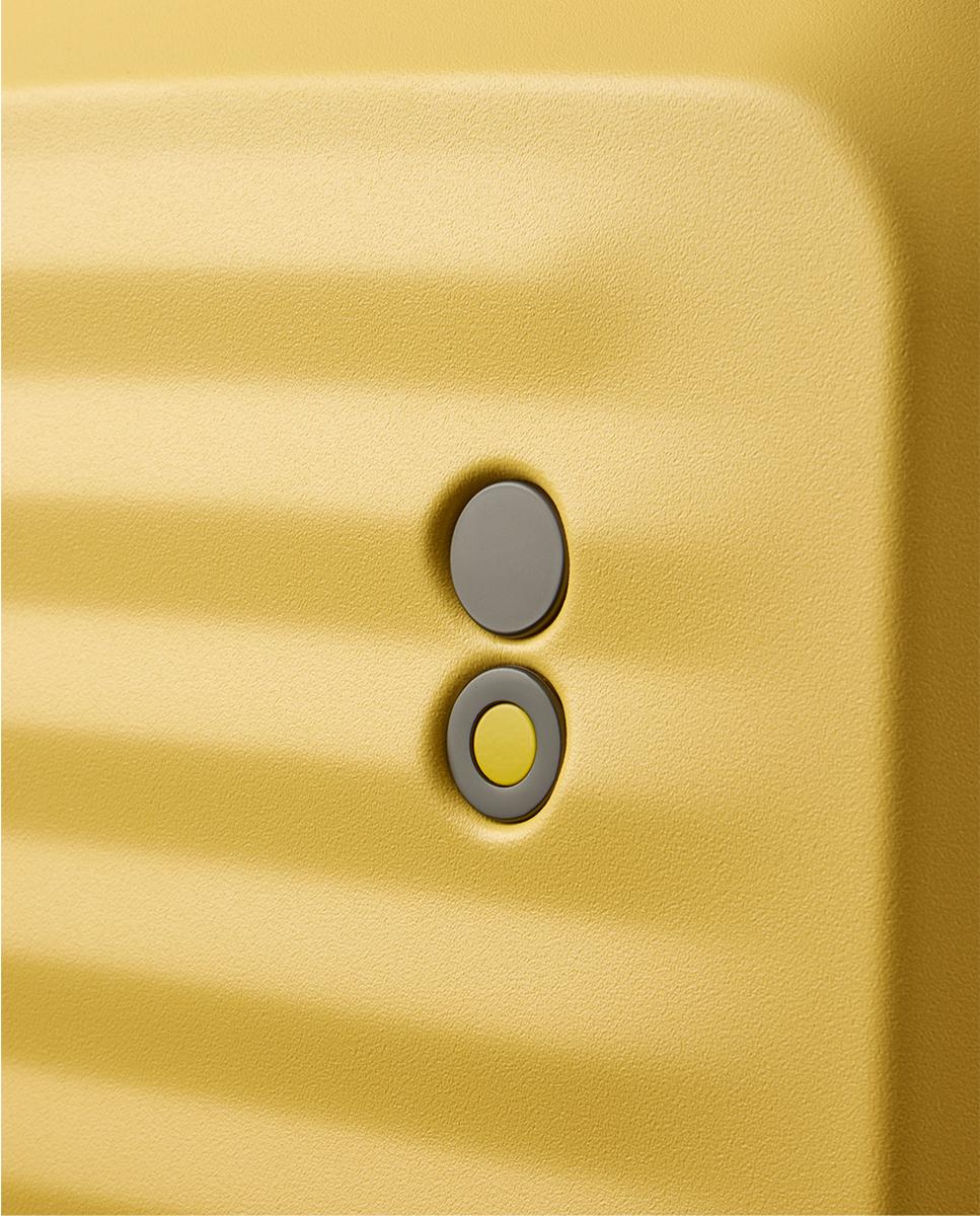 Trolley de Cabine de Policarbonato Amarelo-11