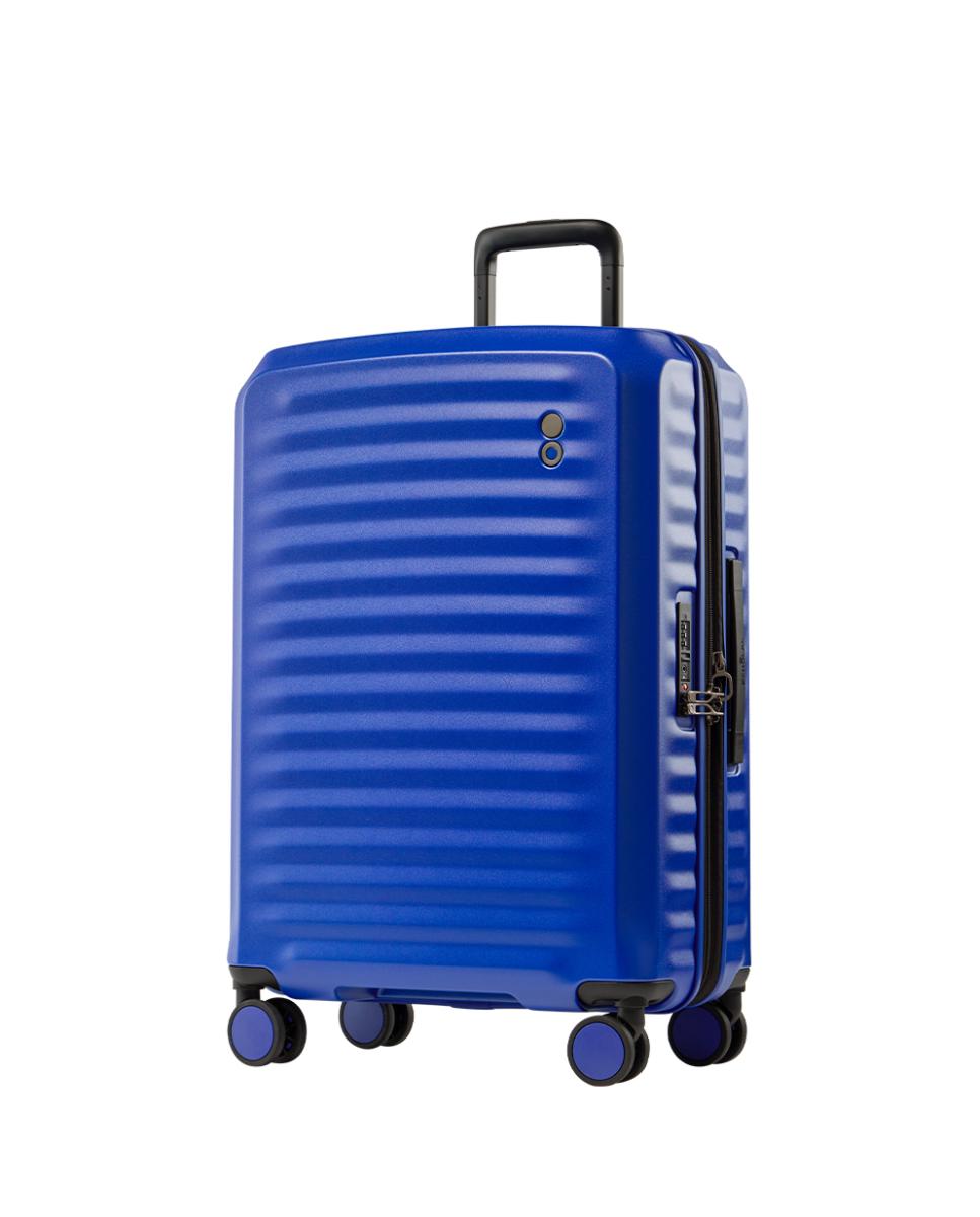 Trolley Médio de Policarbonato Azul-2