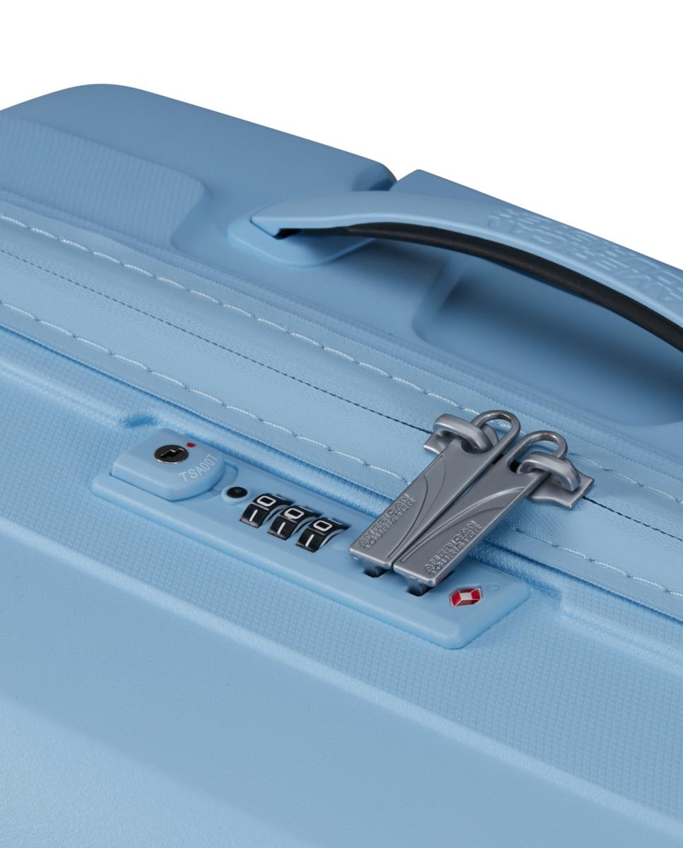 Trolley Médio Airconic Rígido com Capacidade de 67 L Azul-3