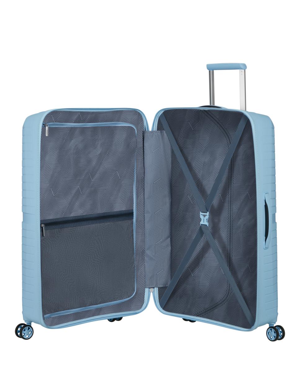 Trolley Grande Airconic Rígido com Capacidade de 101 L Azul-4