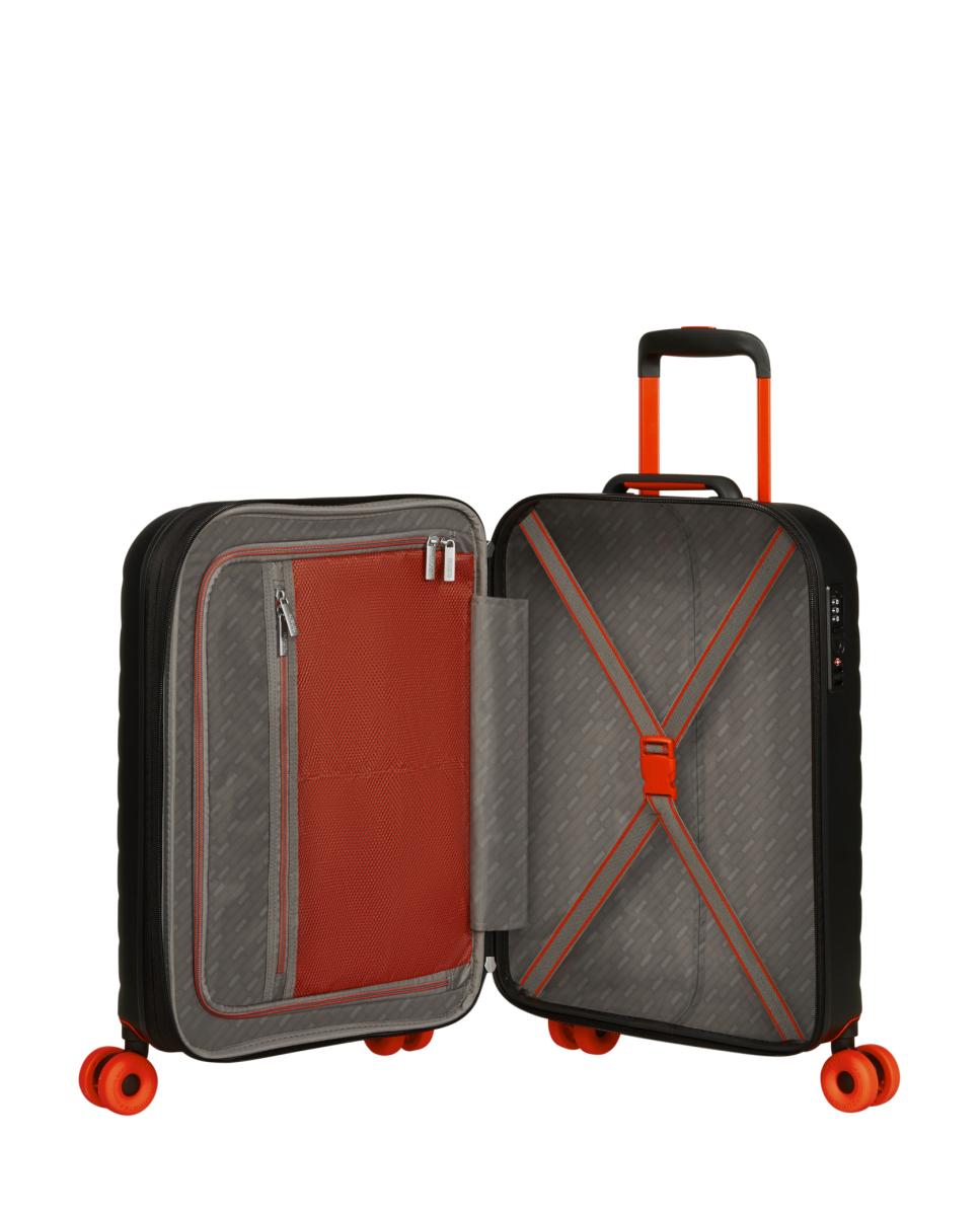 Maleta de cabina Neovibe rígida con capacidad hasta 43 L - American Tourister - Negro Negro-4