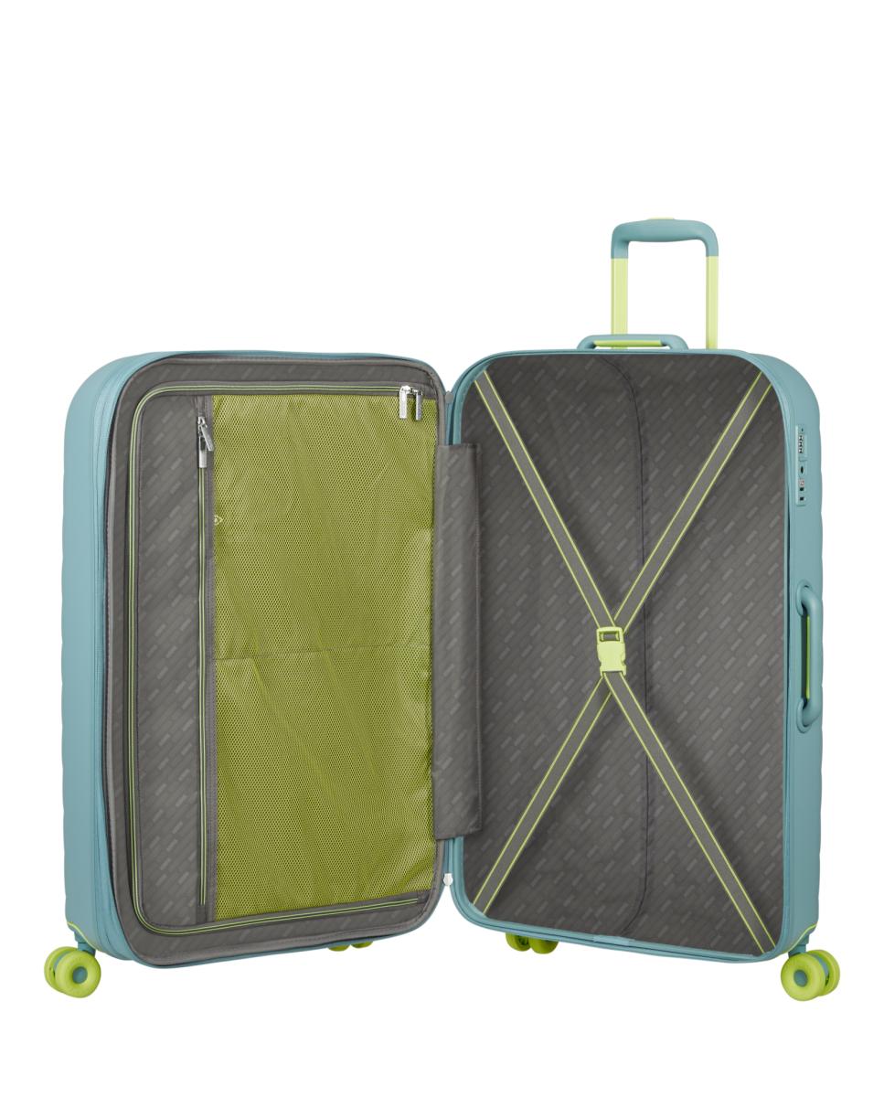 Trolley Grande Expansível Neovibe com Capacidade até 106 L Azul-4