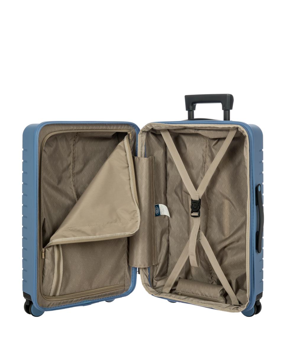 Trolley Médio Rígido com Secção Expansível - 68 L Cinzento-6