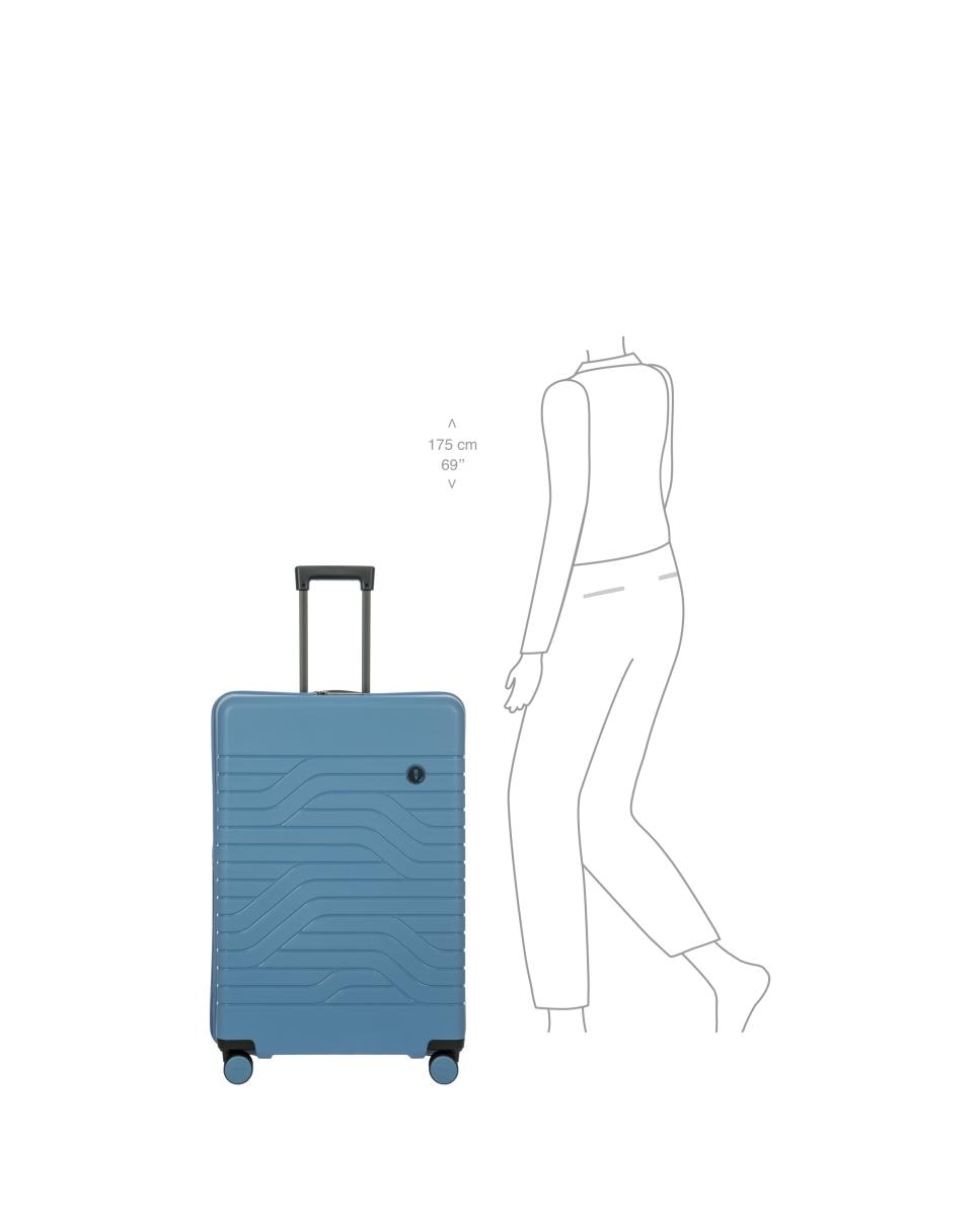 Trolley XL Rígido com Secção Expansível - 120 L Cinzento-12