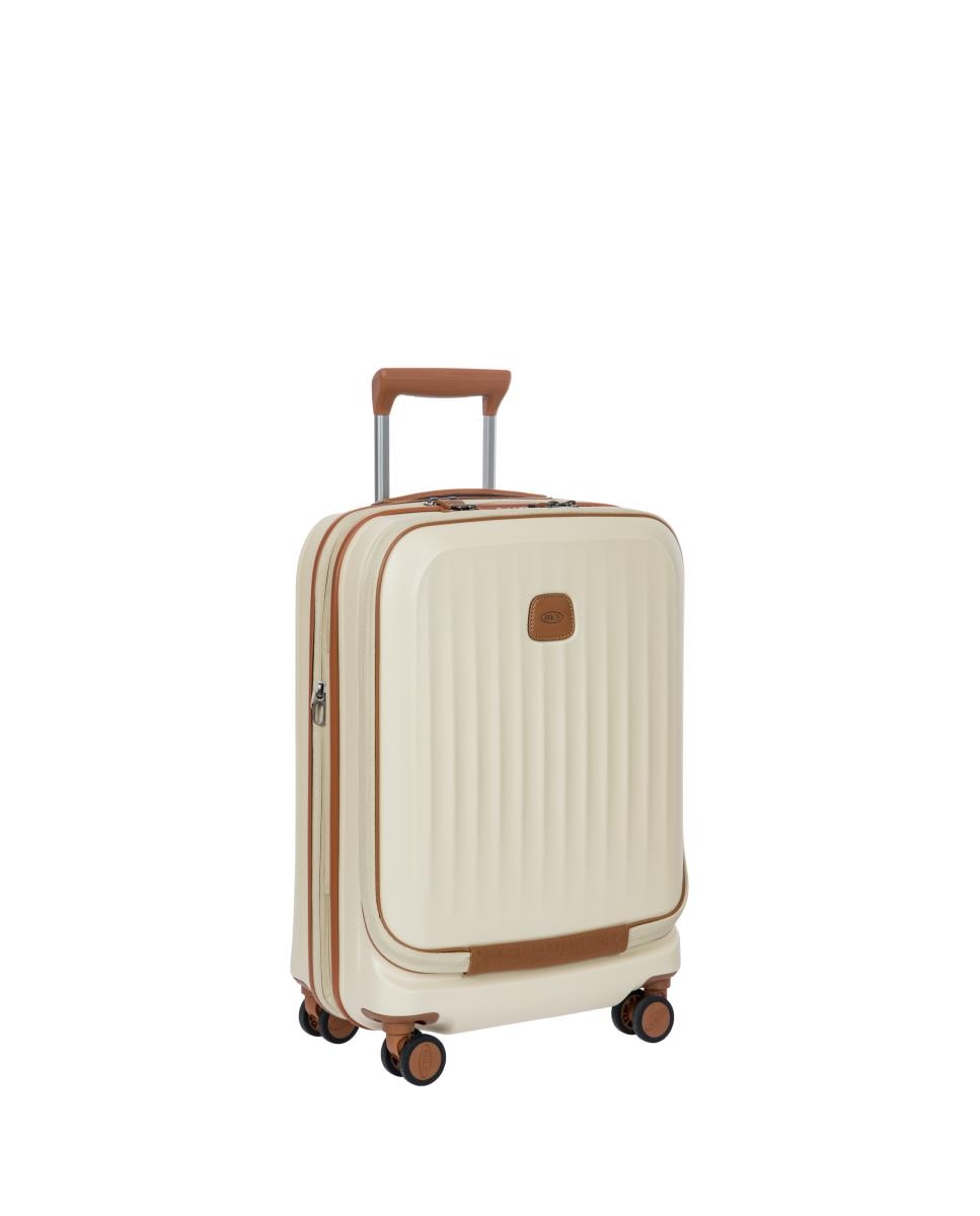 Trolley de Cabine Rígido Ultraligeiro com Bolso à Frente e Expansível - 44 L Natural-2