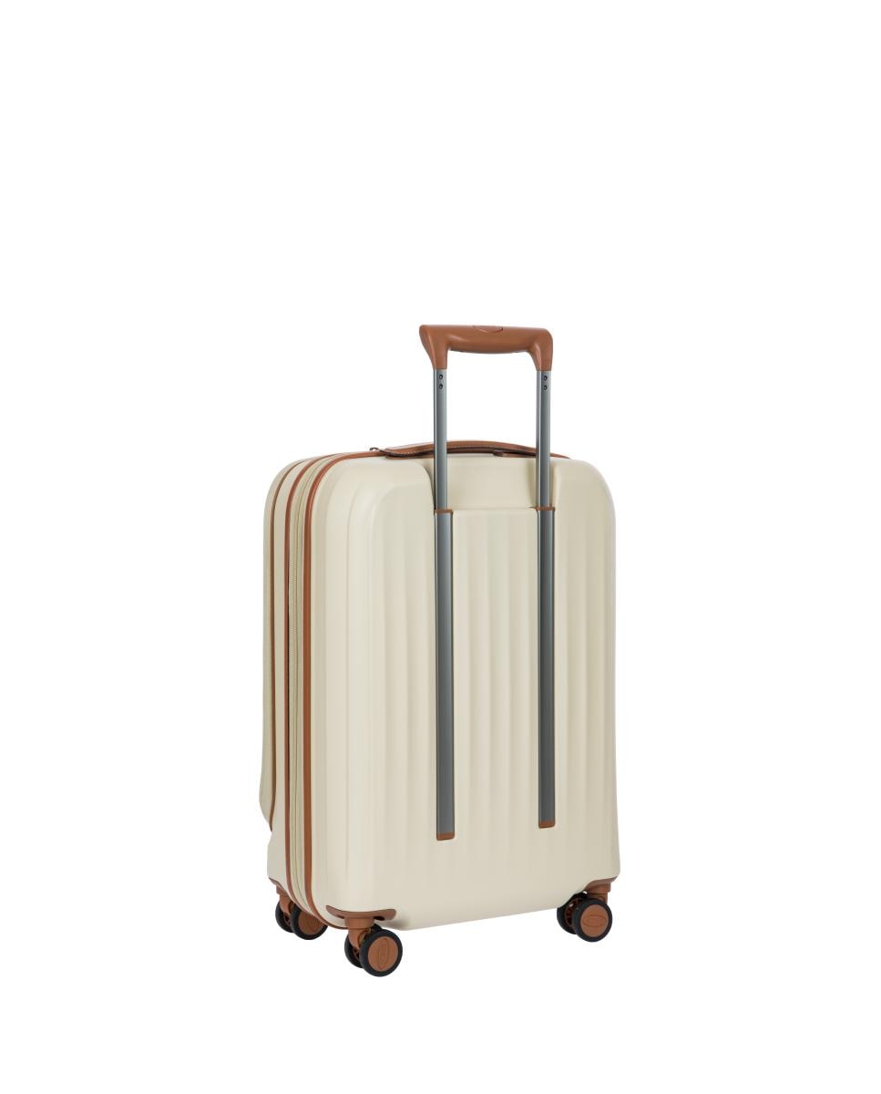 Trolley de Cabine Rígido Ultraligeiro com Bolso à Frente e Expansível - 44 L Natural-3