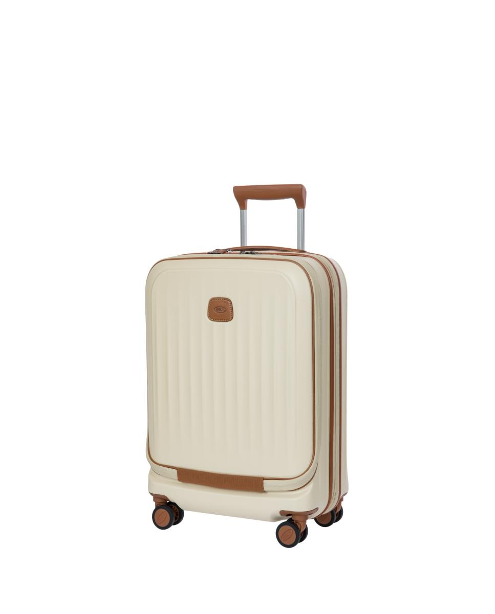 Trolley de Cabine Rígido Ultraligeiro com Bolso à Frente e Expansível - 44 L Natural-6