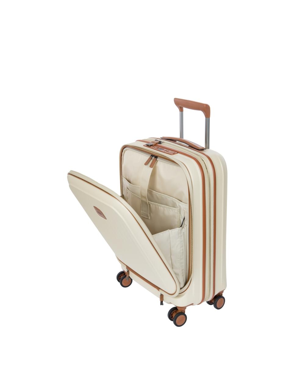 Trolley de Cabine Rígido Ultraligeiro com Bolso à Frente e Expansível - 44 L Natural-7