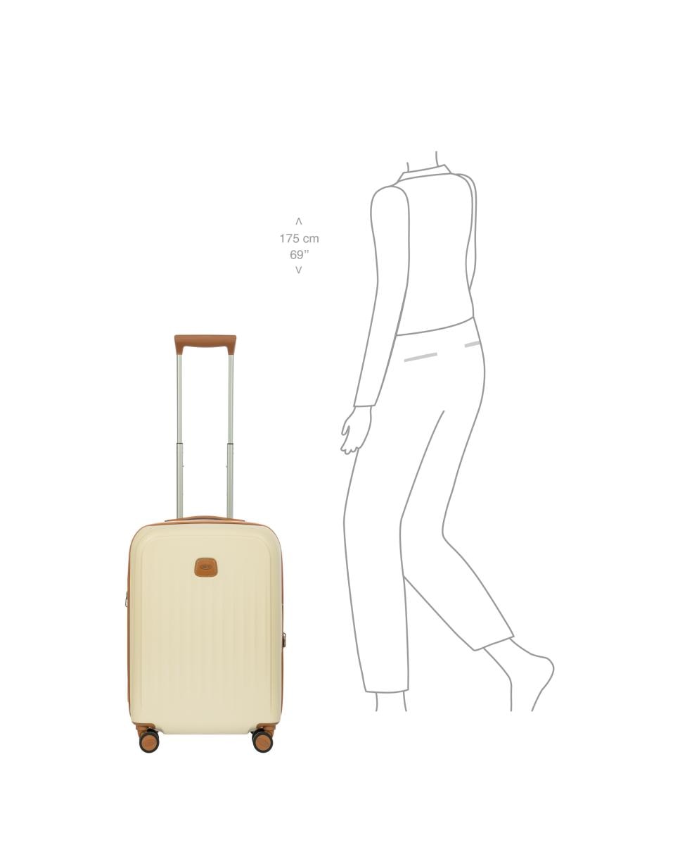 Trolley de Cabine rígido Ultraligeiro com Secção Expansível 42 Natural-7