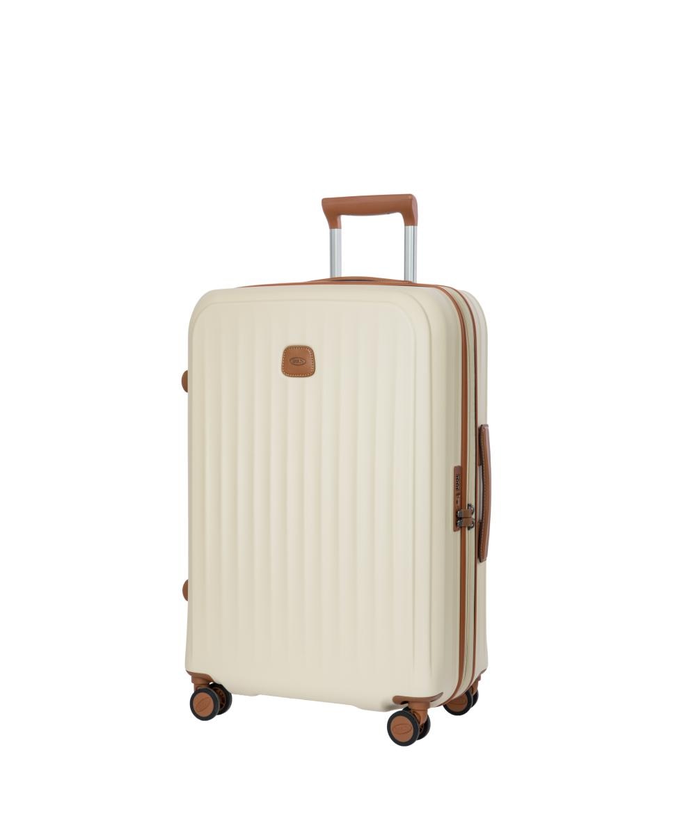 Trolley Médio Rígido Ultraligeiro com Secção Expansível - 77 L Natural-6